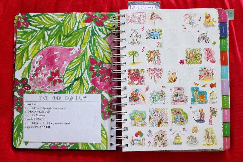 Stickers Lilly Pulitzer Planner
